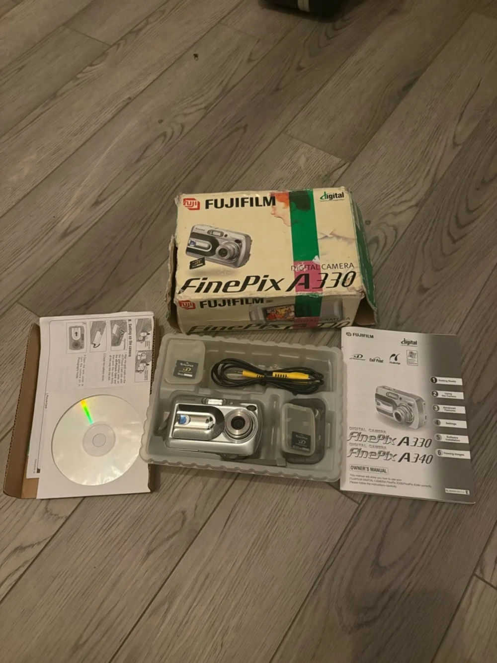 Fujifilm FinePix A330 Digital Camera - Silver and Black Accents